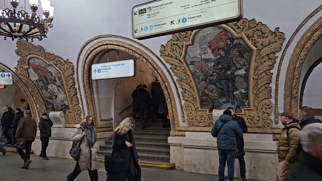 Московское метро - шикарные станции кольцевой линии смотреть онлайн