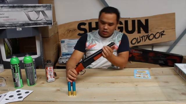Double barrel shotgun airsoft by MAD MAX | Shogun Store unboxing смотреть онлайн