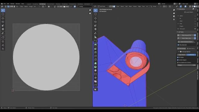 Easeam - Add-ons for easy marking seam | Blender смотреть онлайн