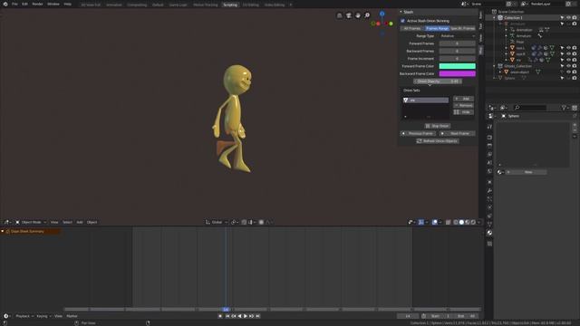 Slash - Onion Skinning add-on demo for Blender смотреть онлайн