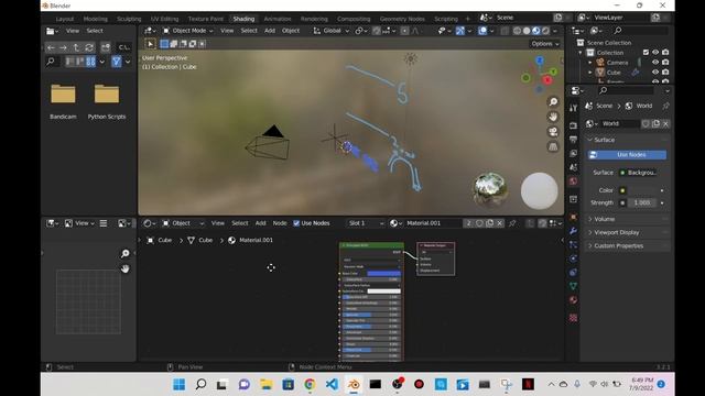 Bouncy Text Animation Using Geometry Nodes with Random Colors! Day 152 Blender Logs смотреть онлайн