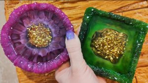 Подстаканники из эпоксидной смолы. Одна техника - разные молды.