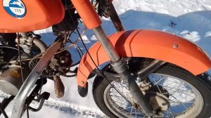 восход с мотором от питбайка (Альфы)