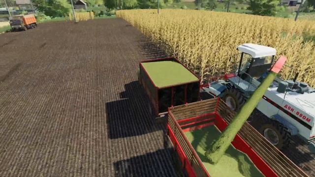 Пионер | #11 | Уборка кукурузы на силос | Farming Simulator 19| Timelapse смотреть онлайн