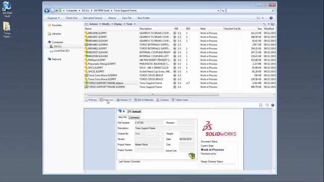 SOLIDWORKS PDM Standard Intro смотреть онлайн
