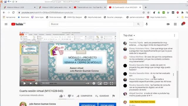 Cuarta sesión virtual (M1C1G28-043) смотреть онлайн
