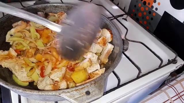 Нон палов, плов из хлеба.🥘Сытный обед или ужин. Очень вкусно и просто🥘