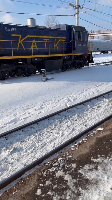 ТГМ 46 делает манёвры на станции Гривно! #поезд смотреть онлайн