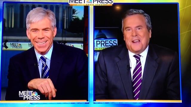 Jeb Bush calls NBC's David Gregory a crack addict, then a h смотреть онлайн