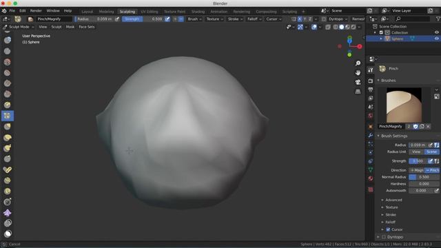 Sculpting Sunday's - Learning the Brushes || Blender 2.83 смотреть онлайн