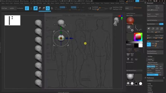 🦜ZBrush - Forming a Body Base Mesh 01 смотреть онлайн