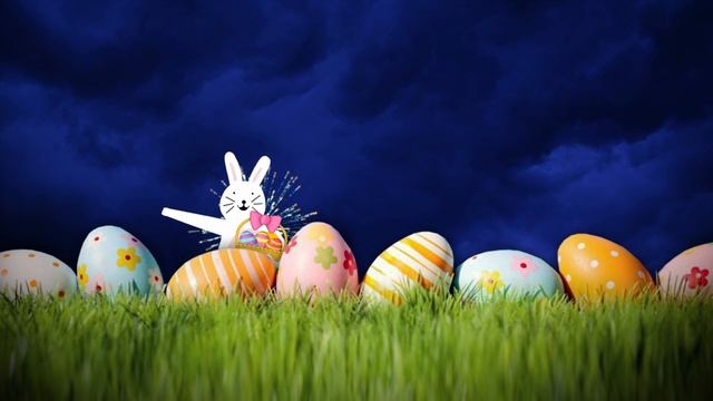 CAT GAMES - 🐰 Easter Bunny (VIDEO FOR KITTENS TO WATCH) 4K 60FPS смотреть онлайн