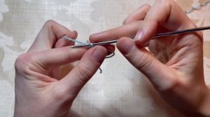 Как сделать скользящую петлю крючком? Вязание для начинающих.