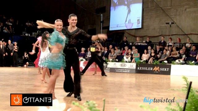 Timur Yusupov - Sofia Kharina, GOC Stuttgart 2013, WDSF Grand Slam Latin, 4. Round - Chachacha