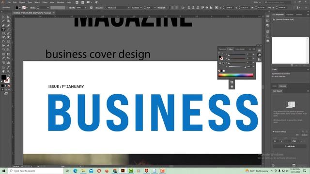 How to Create Magazine Cover Design | Magazine Design | Magazine Cover Process Bangla Tutorial смотреть онлайн