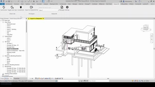 01 Export Datasmith File in Revit смотреть онлайн