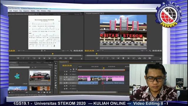 Pembuatan Teks Karaoke Adobe Premiere _ Kuliah Online Desain Grafis Universitas STEKOM di Semarang смотреть онлайн