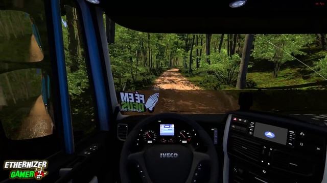 Iveco Hiway No 9 Eixo- Encontramos Uma Rota Oculta Na Fazenda Do Mapa Eldorado Pro. ETS2 - 1.43 G29