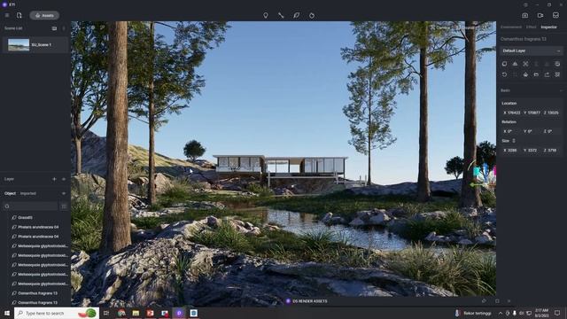 LEARN WITH ME: D5 RENDER TUTORIAL - Exterior scene 12 смотреть онлайн