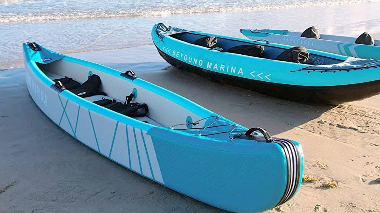 Надувной каяк байдарка KROSTEK с технологией Drop Stitch смотреть онлайн