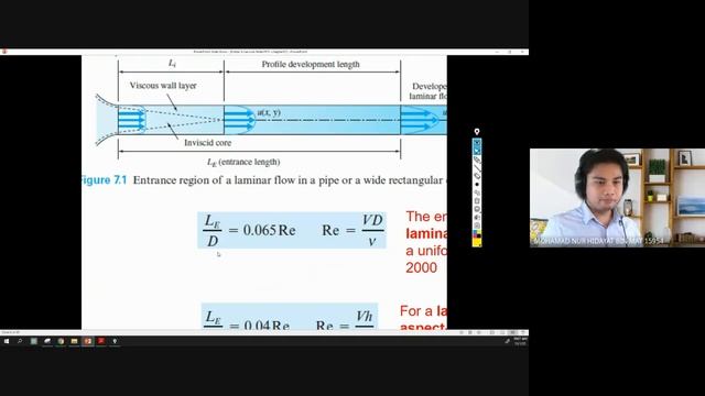 Lecture on Intenal Flow and laminar in a Pipe смотреть онлайн