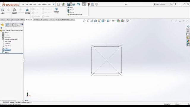 SOLIDWORKS Weldments - Custom Profiles