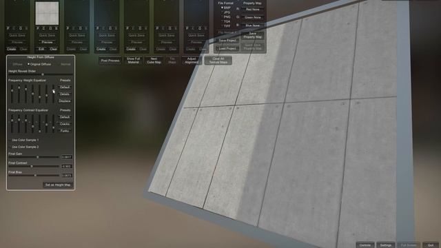 Generate PBR Maps from diffuse map in Materialize tool., easy and fast. смотреть онлайн