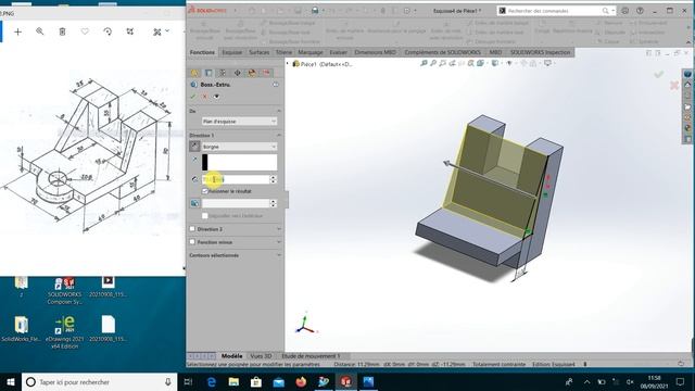 solidworks tutoriel pour débutant exercice d'application смотреть онлайн