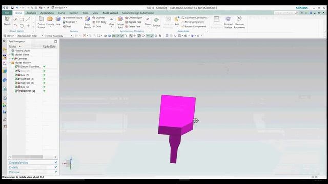 Electrode Design in NX 10 for Beginners #1 смотреть онлайн