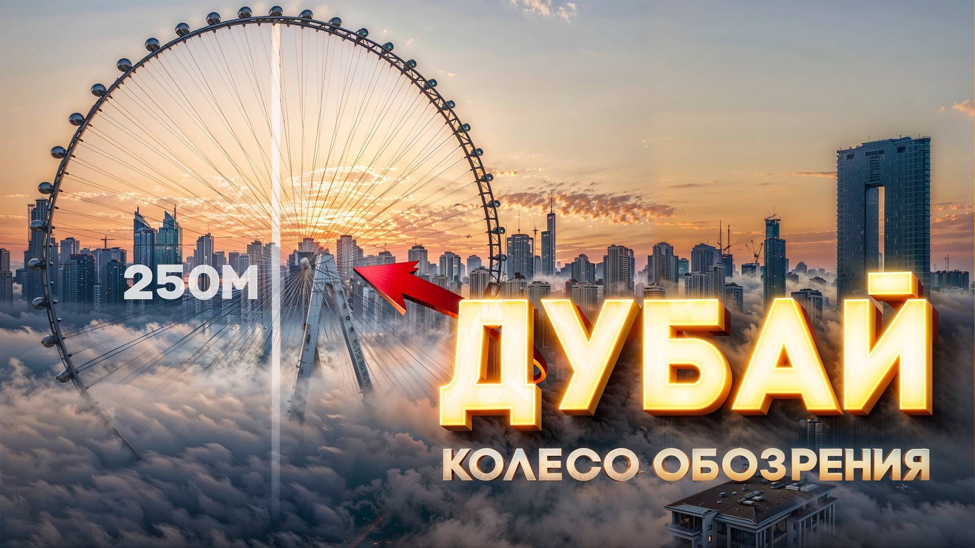 Айн Дубай Самое большое КОЛЕСО ОБОЗРЕНИЯ в мире! СТОИТ ТОГО? Обзор Око Дубая, Отдых в Дубае, ОАЭ. смотреть онлайн