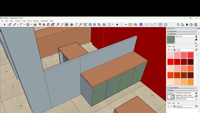 SKETCHUP - OFFICE DESIGNING - PART 1 - D5 RENDER - LEARN SKETCHUP смотреть онлайн