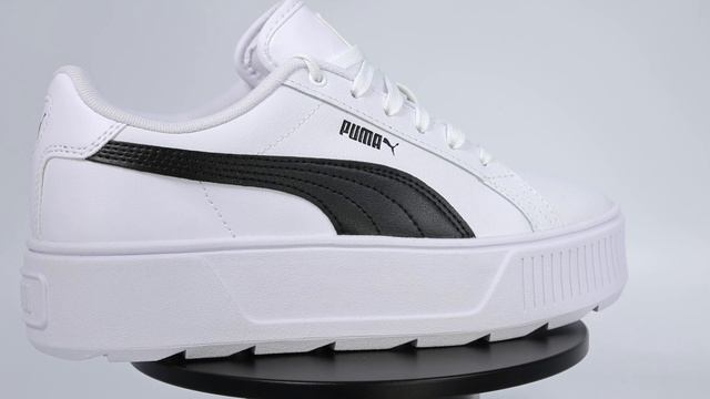 Puma Women's Shoe Karmen L Sneaker White 384615-02 퓨마 여자운동화 카르멘 레더 화이트 смотреть онлайн