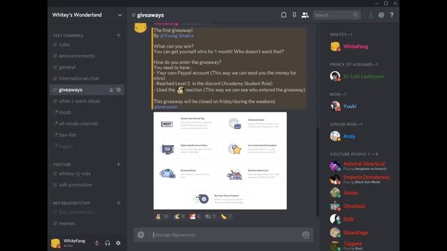 Giveaways! (Nitro/Naruto Accounts and More!) смотреть онлайн