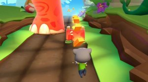 Говорящий Том в мире динозавров Talking Tom Time Rush | Мультик бегалки для малышей