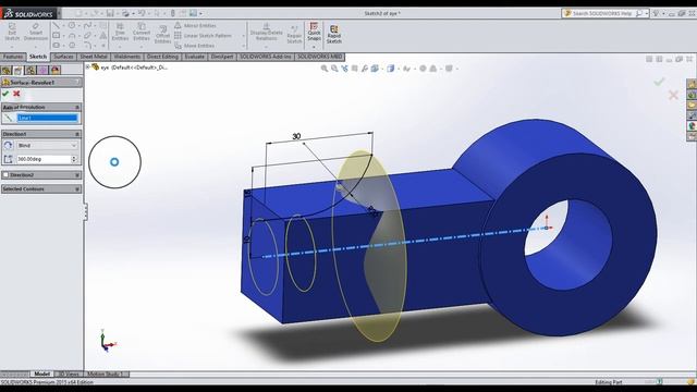 Designing of Knuckle Joint 3D Model in Solidworks @Knowledge_Centre_03 смотреть онлайн
