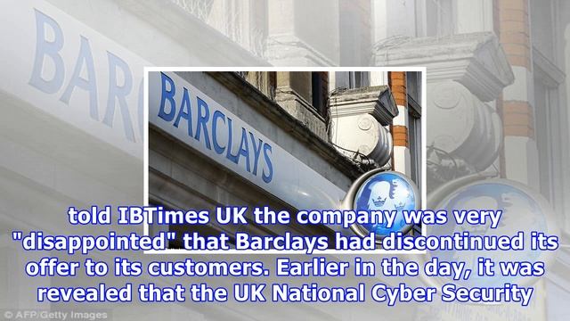 Barclays bank ends kaspersky anti-virus product offer to online customers as a 'precaution' смотреть онлайн
