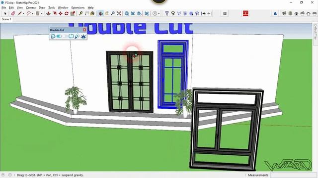 How to use Double Cut Plugin in SketchUp 2021-2022 Full | SketchUp Plugin Tutorial_Double Cut Plugi смотреть онлайн