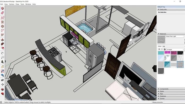 SketchUp Series Video 9: CAD Line CleanUp смотреть онлайн