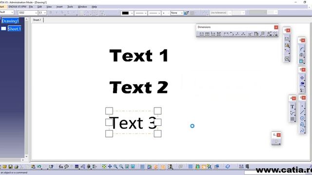 CATIA v5 How to save a drawing with texts in the dxf format смотреть онлайн