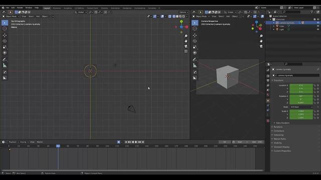 Create your first camera rig and animate camera focal length - Blender 2.9 смотреть онлайн