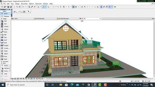 How to Change a Roof's Pitch in ArchiCAD смотреть онлайн