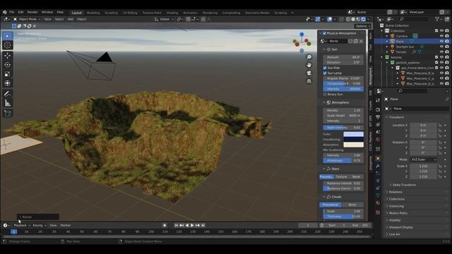How to Add Vegetation and Water - World Creator Terrain Blender Workflow смотреть онлайн