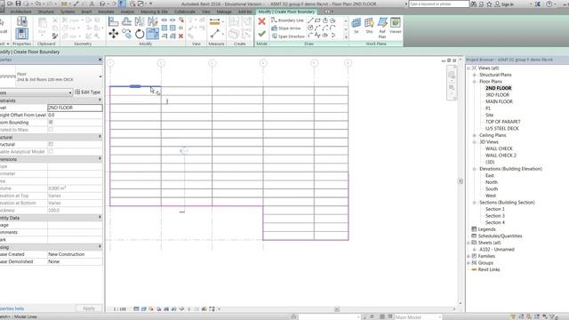 REVIT OFFICE BUILDING Lesson 14 2nd and 3rd floors смотреть онлайн