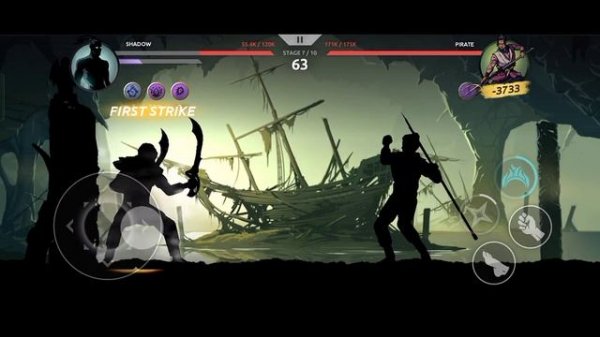 Shades: Shadow Fight Roguelike ACT IV Chapter 4 [Boss Wasp] Gameplay