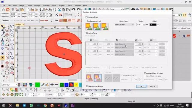 آموزش ویلکام: آفست و سیمپل آفست (embirdorey tutorial: offaet in wilcom) смотреть онлайн