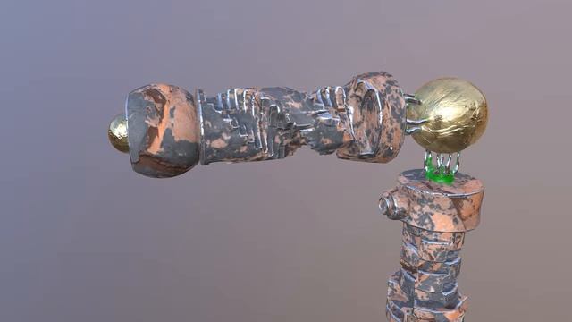 Zbrush4R8 Live Boolean, ZRemesher, Substance Painter 2 смотреть онлайн