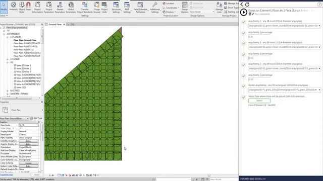 Automatic grass placement in Autodesk Revit смотреть онлайн