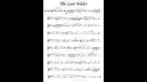 The Last Waltz. Alto fox . Notes alto sax. Ноты для альт саксофона.