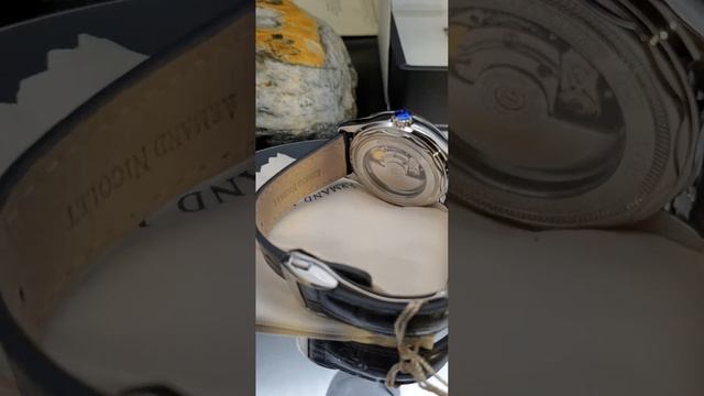 Armand Nicolet M02 swiss automatic movement ETA 2872 Sapphire crystal glass, 42mm, 330ft waterproof смотреть онлайн