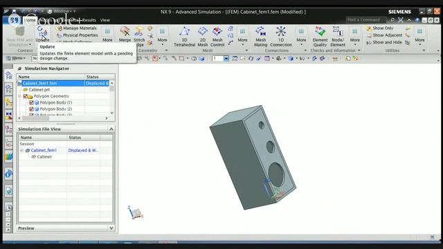 NX Nastran- Modal Analysis смотреть онлайн